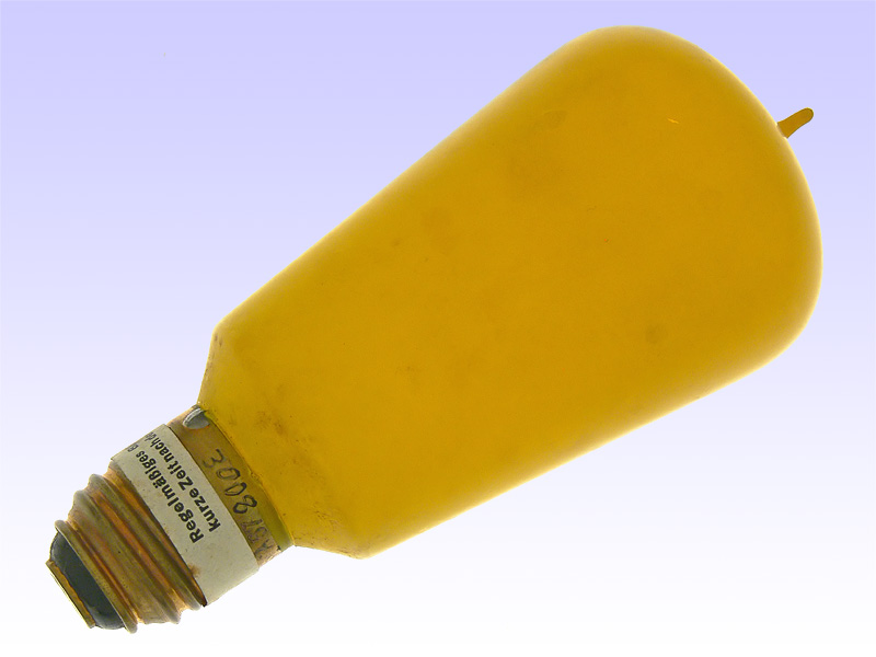 PHILIPS 220V 50W A67 Blinklampe gelb