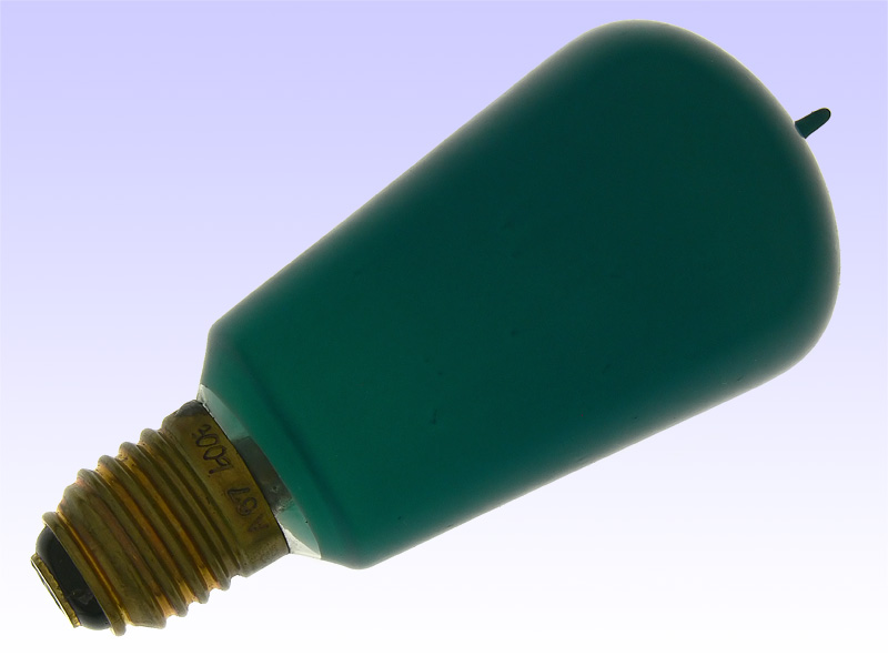 PHILIPS 220V 50W A67 Blinklampe grün