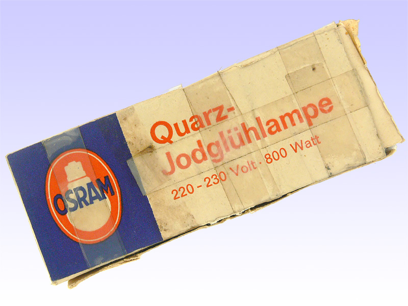 OSRAM Quarz Jod Glühlampe 220-230V 800W