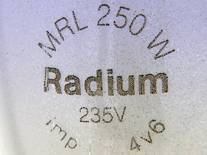 RADIUM MRL 250W 235V 4v6 imp