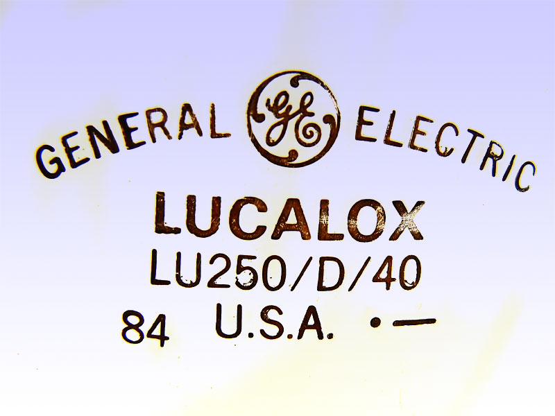 GE LUCALOX LU250/D/40 84 USA