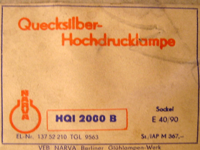 NARVA HQI 2000 b