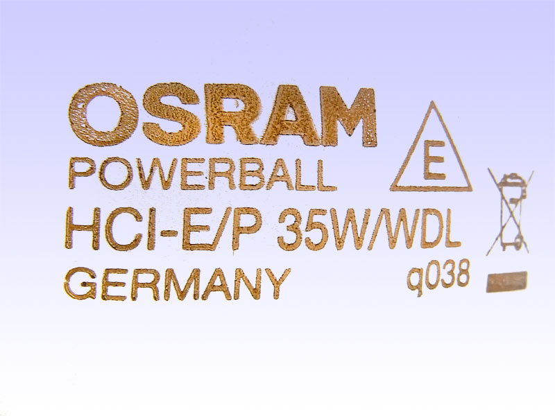 OSRAM POWERBALL HCI-E/P 35W/WDL q038