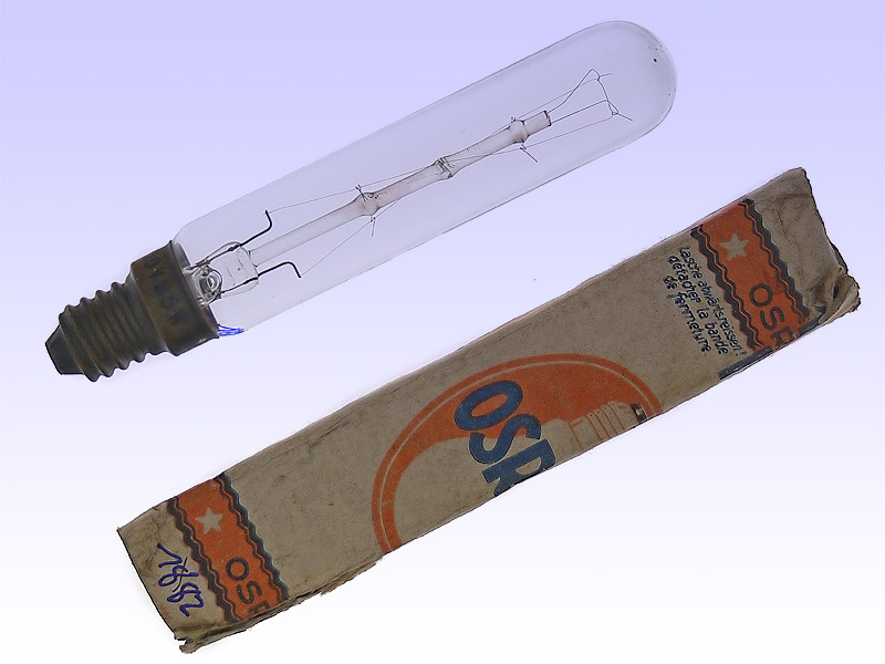 OSRAM 220V 25W Röhrenform klar