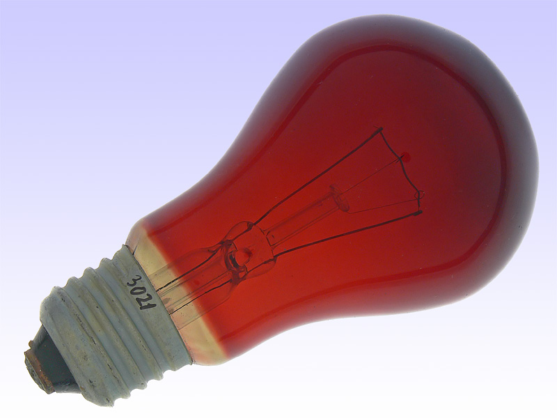 Rote Glühlampe 230-240V 40W 32K II87