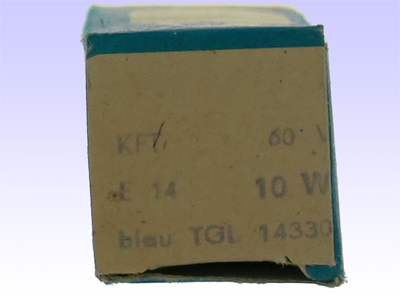 NARVA 60V 10W blau-matt