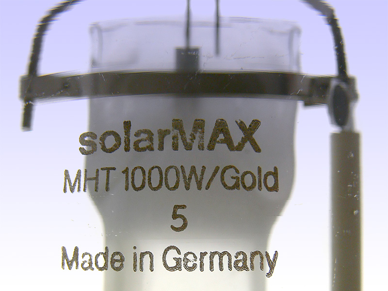 SOLARMAX MHT 1000W/GOLD 5 MADE IN GERMANY