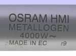 OSRAM HMI 4000W r9