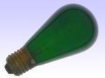 Grüne Kohlefadenlampe 110-125V 25W    353J