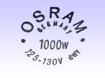 OSRAM 125-130V 1000W