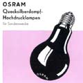 OSRAM Hg Lampen für Sonderzwecke 1955