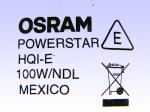 OSRAM POWERSTAR HQI-E 100W/NDL MEXICO