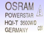 OSRAM POWERSTAR HQI-T 3500/D CE6 GERMANY